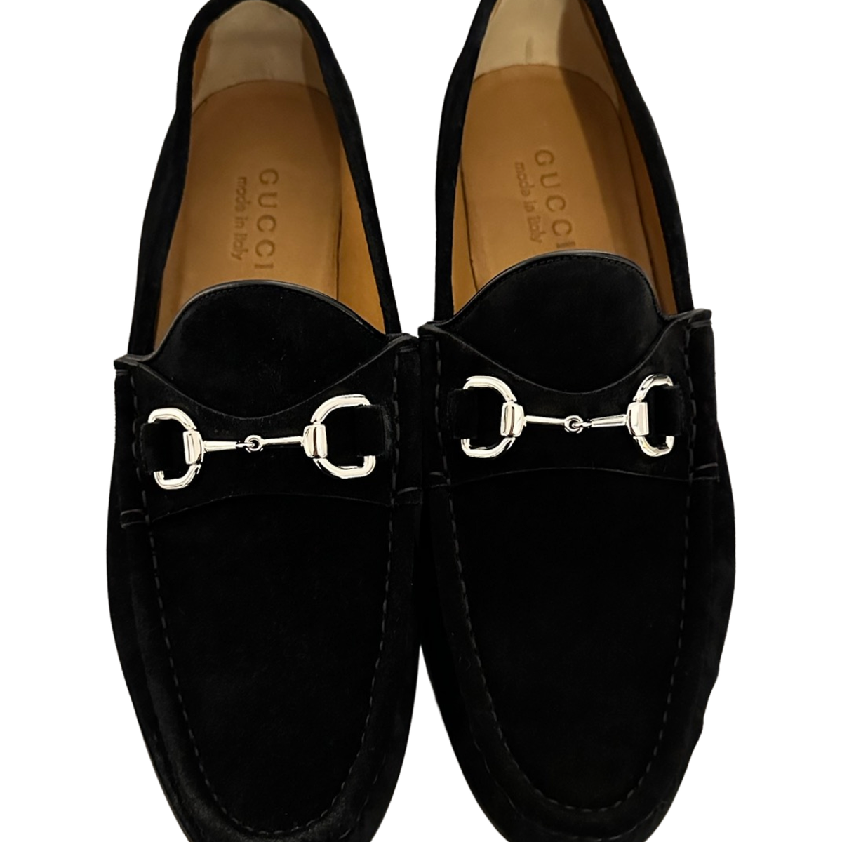 gucci-suede-horsebit-loafers